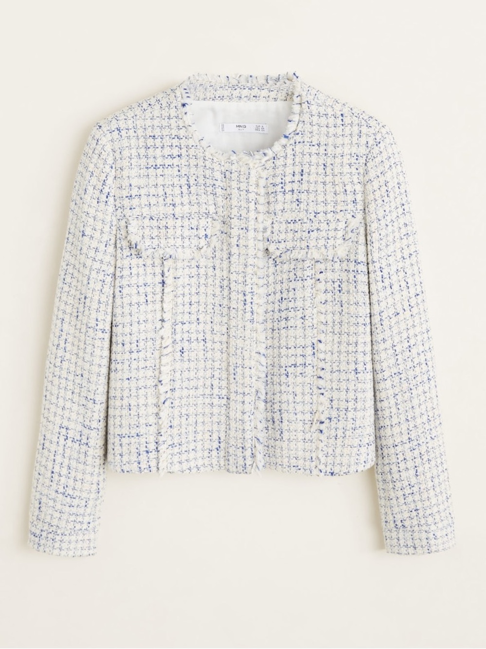 NWT Mango Cropped Tweed Jacket - Picture 4 of 4